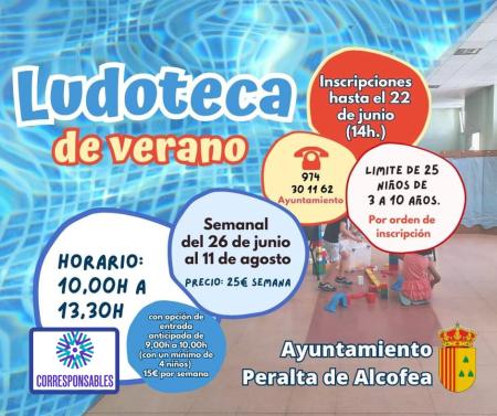 Imagen Ludoteca de Verano 2023.