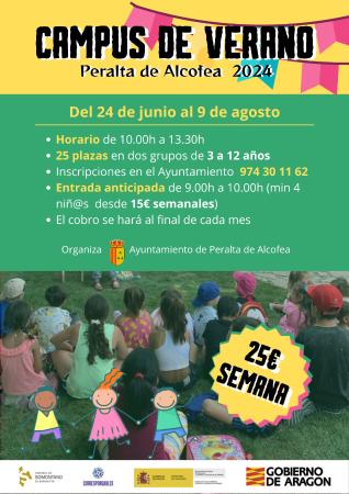 Imagen Campus de Verano 2024 en Peralta de Alcofea.