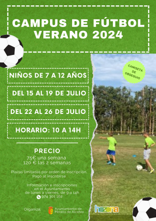 Imagen Campus de Fútbol 2024 en Peralta de Alcofea.
