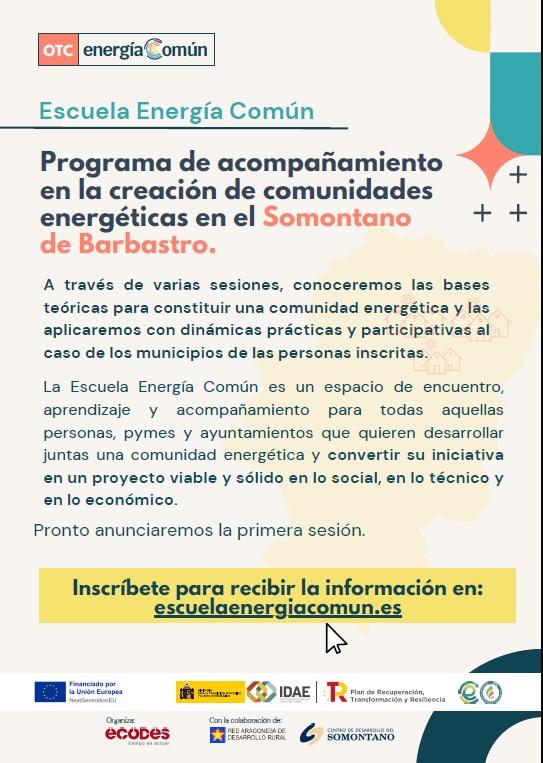 Imagen Programa de acompañamiento en la creación de comunidades energéticas.