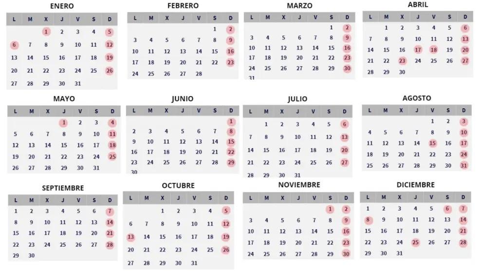 Imagen El BOA publica todos los festivos de 2025 en Huesca capital y los municipios de la provincia.