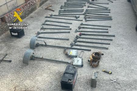 Imagen Detenido un hombre por hurtar un gran número de aspersores de una finca...