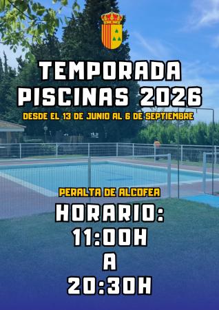 Imagen Apertura de las piscinas de Peralta de Alcofea, 2026.
