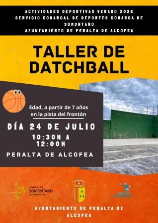 Imagen Taller de Datchball en Peralta de Alcofea