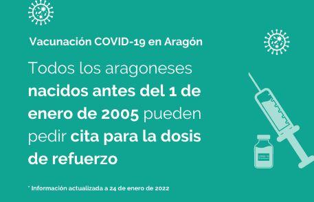 Imagen Abiertas vacunas para todos los nacidos antes de 2005