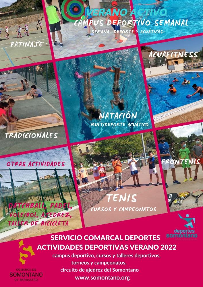 Imagen Actividades Deportivas de Comarca. Verano 2022.
